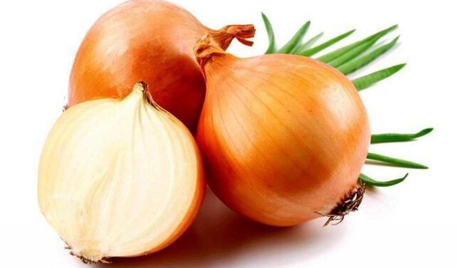 Onions to prepare folk remedies for worms