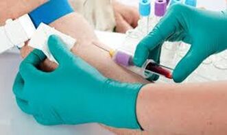 Blood barrier from elbow veins