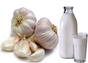 Milk and garlic kill parasites