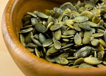 Pumpkin seeds for parasites